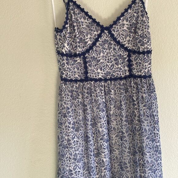 NSR Lace Midi Corset Spaghetti Strap Dress - Picture 7 of 10